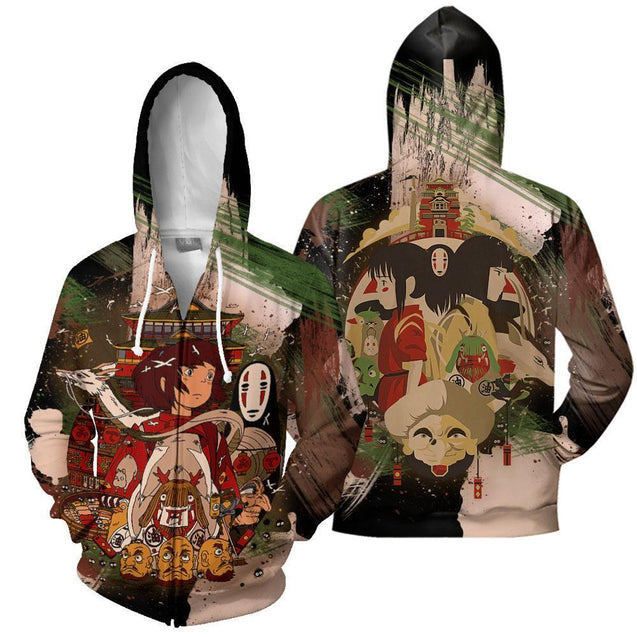 3D All Over Print Faceless Hoodie-Apparel-HD09-Zipped Hoodie-S-Vibe Cosy™