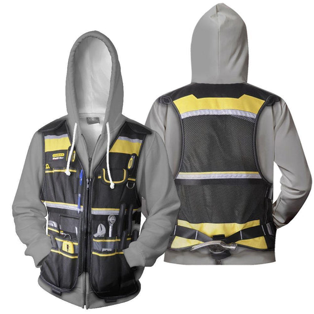 3D All Over Electrican T-Shirt-Apparel-HD09-Zipped Hoodie-S-Vibe Cosy™