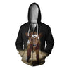 Beautiful Baby Cow Shirts-Apparel-HD09-Zipped Hoodie-S-Vibe Cosy™