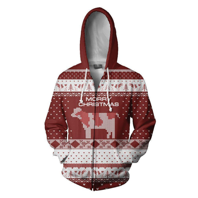 Morry Christmas-Apparel-HD09-Zipped Hoodie-S-Vibe Cosy™