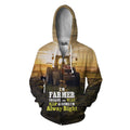 I am a Farmer To Save Time Hoodie-Apparel-HD09-Zipped Hoodie-S-Vibe Cosy™