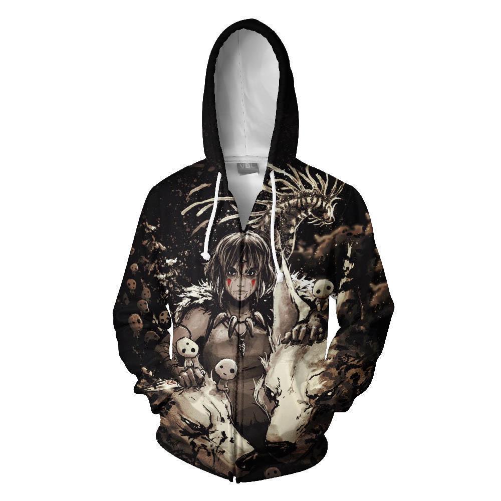 3D All Over Print Bird's Eye Fine Hoodie-Apparel-HD09-Zipped Hoodie-S-Vibe Cosy™