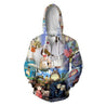 3D All Over Print Howl's Moving Castle Hoodie-Apparel-HD09-Zipped Hoodie-S-Vibe Cosy™