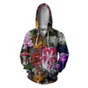All Over Print Beautiful mushrooms-Apparel-NTH-Zipped Hoodie-S-Vibe Cosy™
