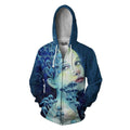 All Over Print Many mushrooms-Apparel-NTH-Zipped Hoodie-S-Vibe Cosy™