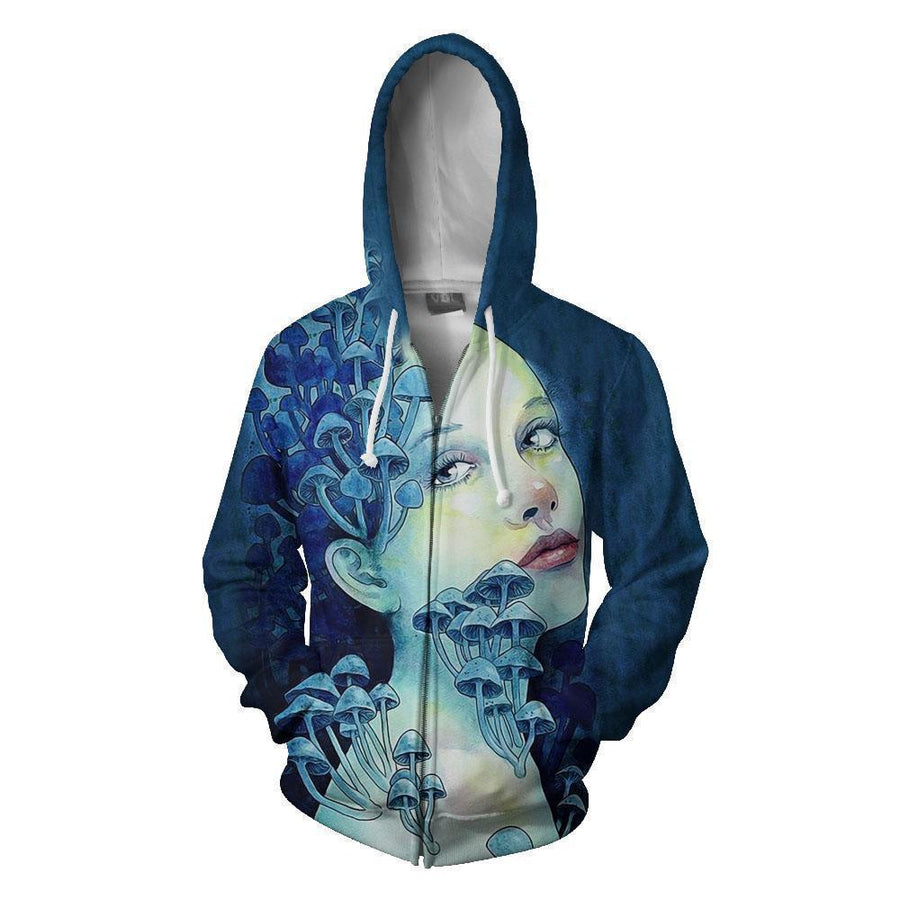 All Over Print Many mushrooms-Apparel-NTH-Hoodie-S-Vibe Cosy™