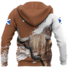 Friendly Highland Cow Hoodie 1-Apparel-LP12-Zip Hoodie-S-Vibe Cosy™