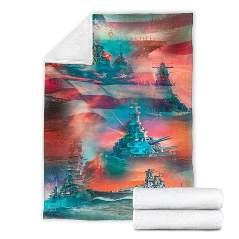 US Navy 3D All Over Printed Blanket