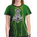 Viking T-shirt - Lightning Hammer A6-NEW ALL OVER PRINT T-SHIRTS-HP Arts-T-Shirt-4XL-Vibe Cosy™
