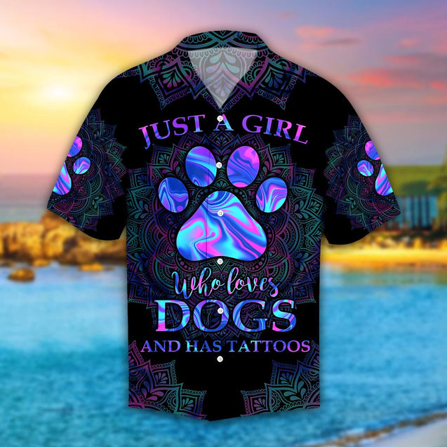 Girl loves dogshawaii shirt HAC100906