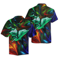 Colorful Dolphin Unisex Hawaii Shirts Pi13102001