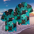 Black cat tropical leaves hawaii shirt HAC080701S-Apparel-HG-Hawaiian shirt-S-Vibe Cosy™