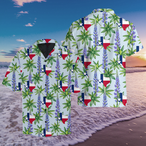 Amazing Texas Bluebonnet Hawaii Shirt-ML-Apparel-ML-Hawaiian shirt-S-Vibe Cosy™