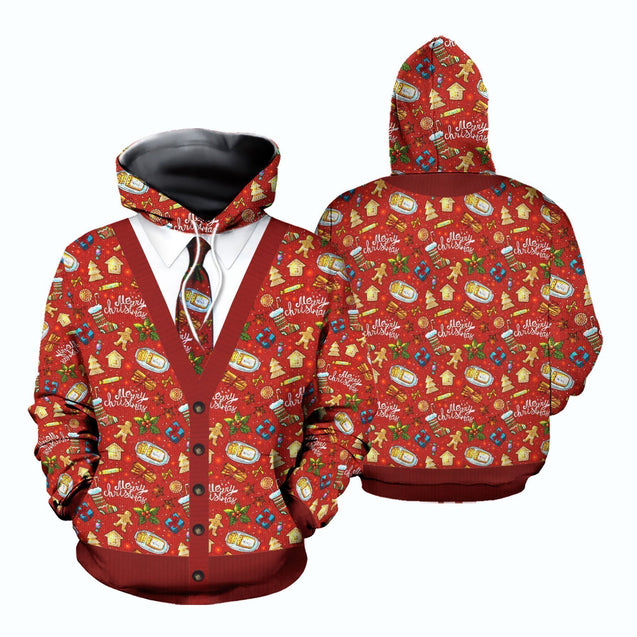 3D All Over Printed Ugly Merry Christmas Shirts and Shorts-Christmas-RoosterArt-Hoodie-XS-Vibe Cosy™