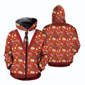3D All Over Printed Ugly Merry Christmas Shirts and Shorts-Christmas-RoosterArt-Zipped Hoodie-XS-Vibe Cosy™