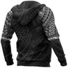 Hei Matau Maori Tattoo All Over Hoodie White PL-Apparel-PL8386-Hoodie-S-Vibe Cosy™