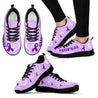 Fibromyalgia awareness sneaker shoes HG22211-HG-Kid's Sneakers-White Sole-EU29 (US11.5)-Vibe Cosy™