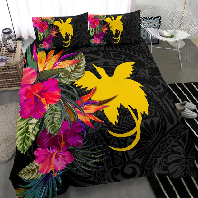 Papua New Guinea bedding set - hibiscus polynesian pattern HG52300-HG-US Twin-Vibe Cosy™