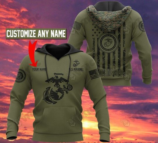 Custom army 3d hoodie shirt for men and women HG62102-Apparel-HG-Zip hoodie-S-Vibe Cosy™