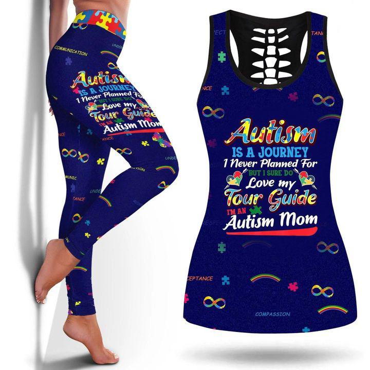 Autism legging + hollow tank combo HG62904-Apparel-HG-S-S-Vibe Cosy™