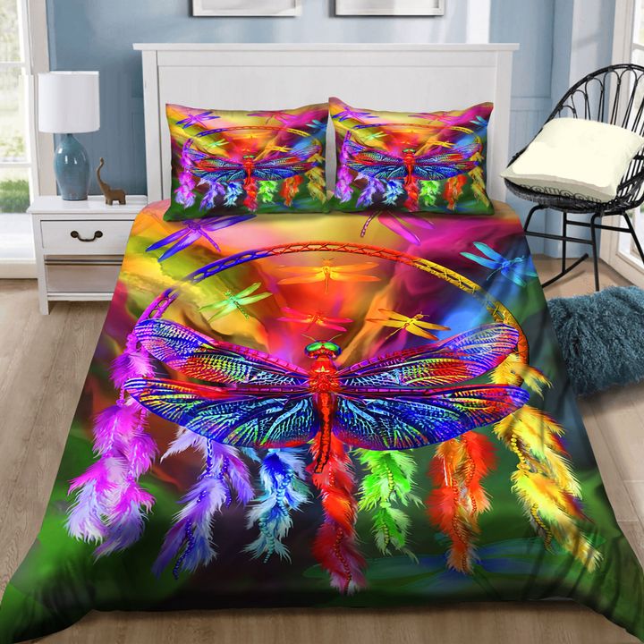 Colorful dream catcher dragonfly bedding set HG71010-HG-US Twin-Vibe Cosy™