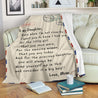 To my daughter - I love you message blanket HG7901-HG-XLARGE-Vibe Cosy™