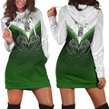 Maori Manaia Hoodie Green Rugby PL165 - Amaze Style™-Apparel