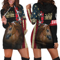 Love Horse shirt flag design Daily Fashion - Winter Set for Men and Women JJ271203-Apparel-TA-Hoodie Dress-S-Vibe Cosy™