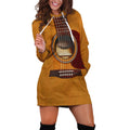 Wooden Guitar 3D All Over Printes-Apparel-HP Arts-Hoodie Dress-S-Vibe Cosy™