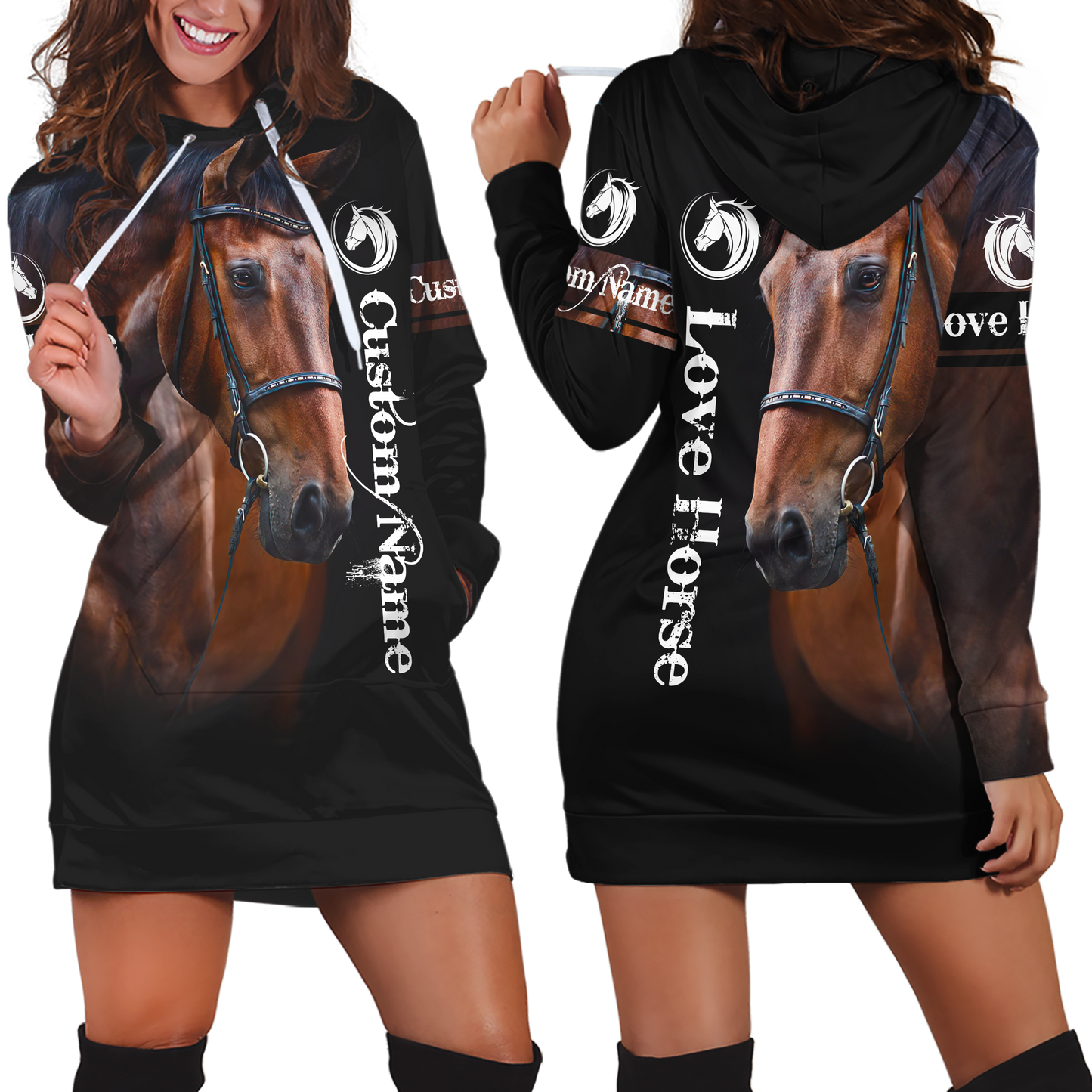 Love Horse 3D All Over Printed Shirts TR1311204