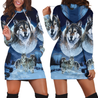 Native Wolf 3D Hoodie MP889-Apparel-MP-Hoodie Dress-S-Vibe Cosy™