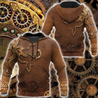 Octopus Steampunk Mechanic All Over Printed Hoodie For Men and Women DD11102002CL-NDD