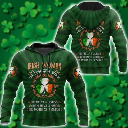 Irish St.Patrick 3d hoodie shirt for men and women DD11162001