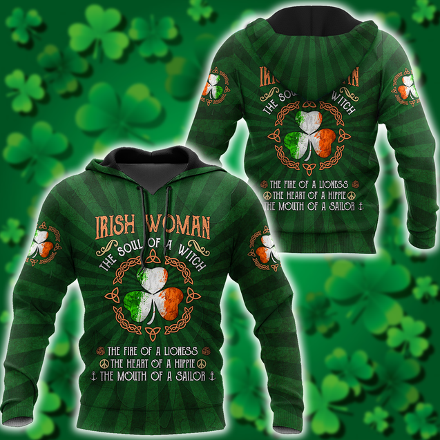 Irish St.Patrick 3d hoodie shirt for men and women DD11162001