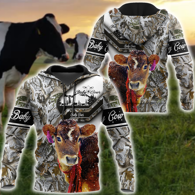 Cow 3d hoodie shirt for men and women DD11182003