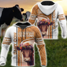 Cow 3d hoodie shirt for men and women DD11182005