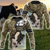 Cow 3d hoodie shirt for men and women DD11172002