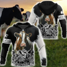 Cow 3d hoodie shirt for men and women DD11172004