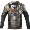 Scotland Hoodie, Scottish Knight With Scottish Shield-Apparel-PL8386-Hoodie-S-Vibe Cosy™