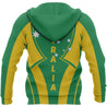 All Over Print Australia Map And Kangaroo yellow Hoodie-Apparel-HD09-Zip Hoodie-S-Vibe Cosy™
