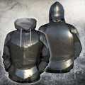 3D All Over Printed Knight Medieval Armor Tops-Apparel-HP Arts-Hoodie-S-Vibe Cosy™