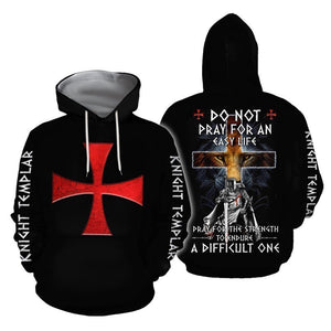 3D All Over Printed Powerful Knight Templars-Apparel-HP Arts-Hoodie-S-Vibe Cosy™