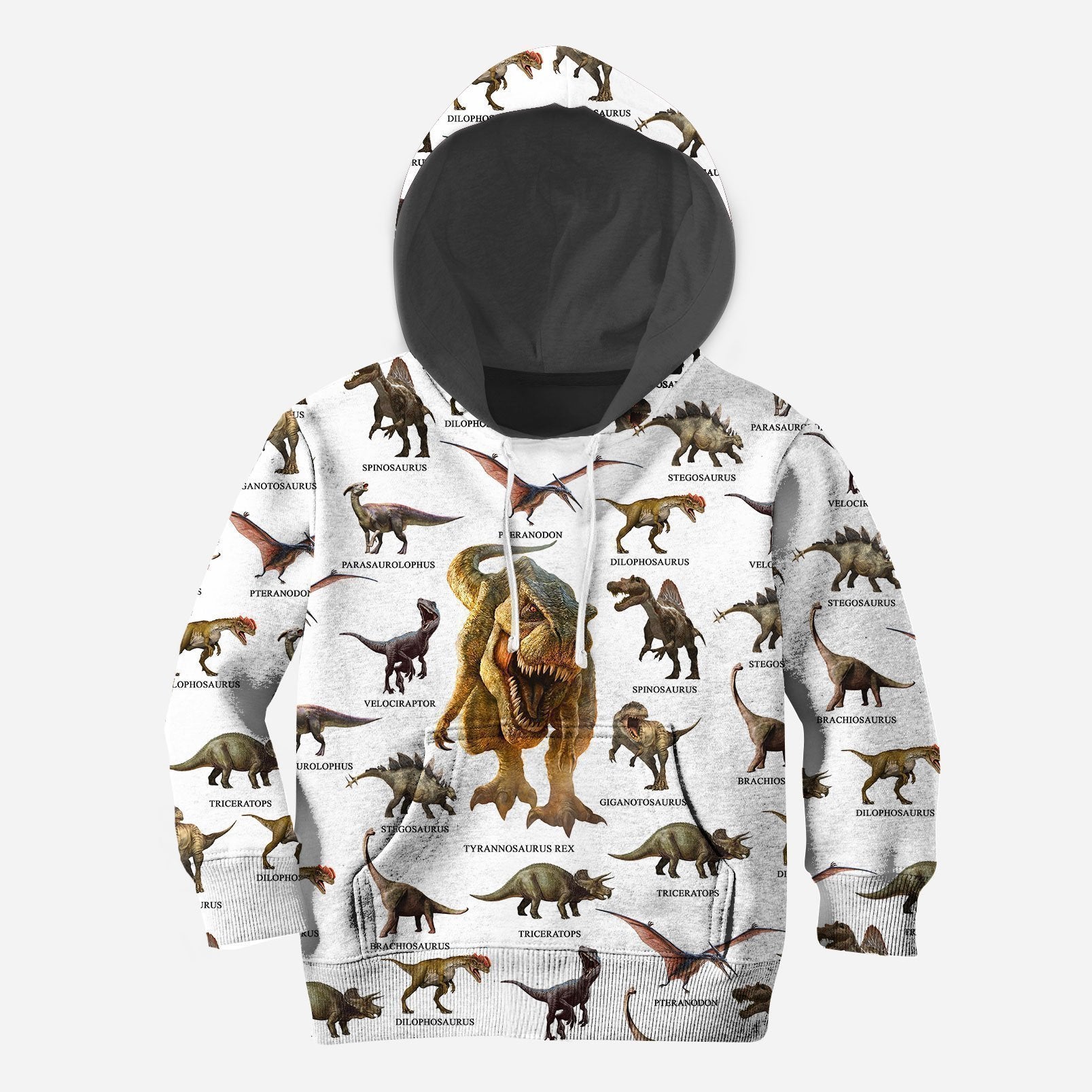 3D All Over Printed Dinosaurs Collection-Apparel-HP Arts-Hoodie-TODDLER 2T-Vibe Cosy™