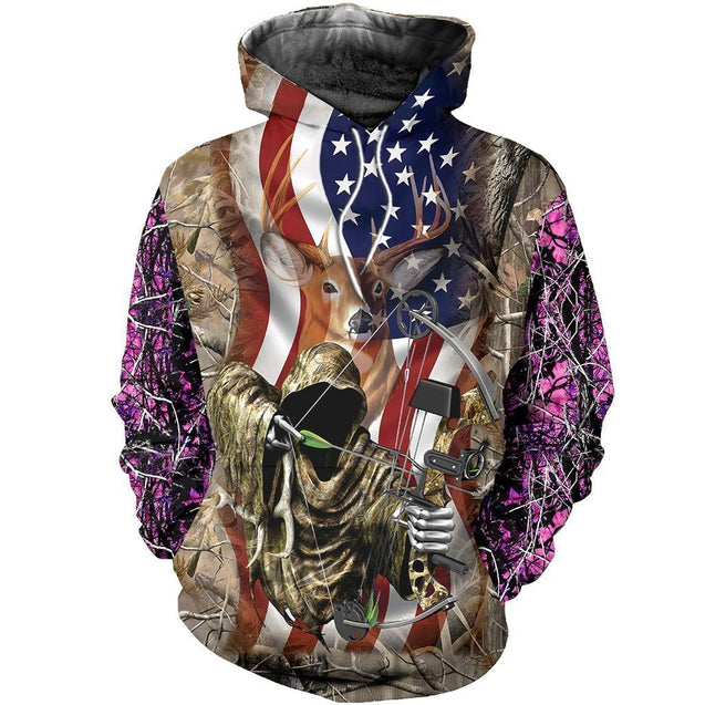 3D All Over Printed Love Hunting Shirts-Apparel-HP Arts-Hoodie-S-Vibe Cosy™