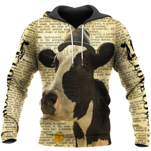 Premium Farmer Cow 3D All Over Printed Unisex Shirts