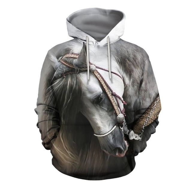 3D All Over Printed Beautiful Horse Art-Horse-HP Arts-Hoodie-XS-Vibe Cosy™