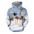 3D All Over Printed Winter Friesian Horse-Apparel-HP Arts-Hoodie-S-Vibe Cosy™