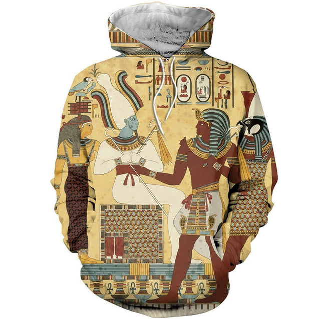 3D All Over Printed Egyptian Shirts and Shorts HP005-Apparel-HP Arts-Hoodie-S-Vibe Cosy™