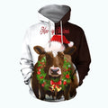 3D All Over Printed Dairy Cow Christmas art Shirts-Apparel-6teenth World-Hoodie-S-Vibe Cosy™