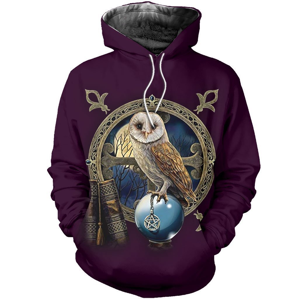 3D All Over Printed Owl Shirts-Apparel-HP Arts-Hoodie-S-Vibe Cosy™